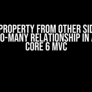 Get Property from Other Side of Many-to-Many Relationship in ASP.NET Core 6 MVC