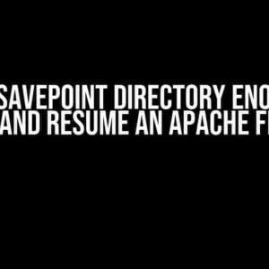 Is the Savepoint Directory Enough to Restart and Resume an Apache Flink Job?